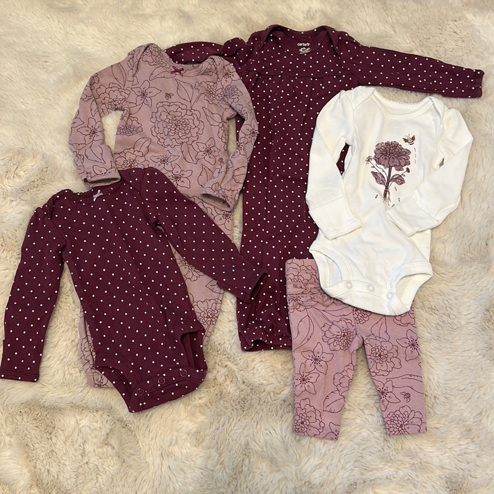 Newborn Baby Girl Clothing Bundle